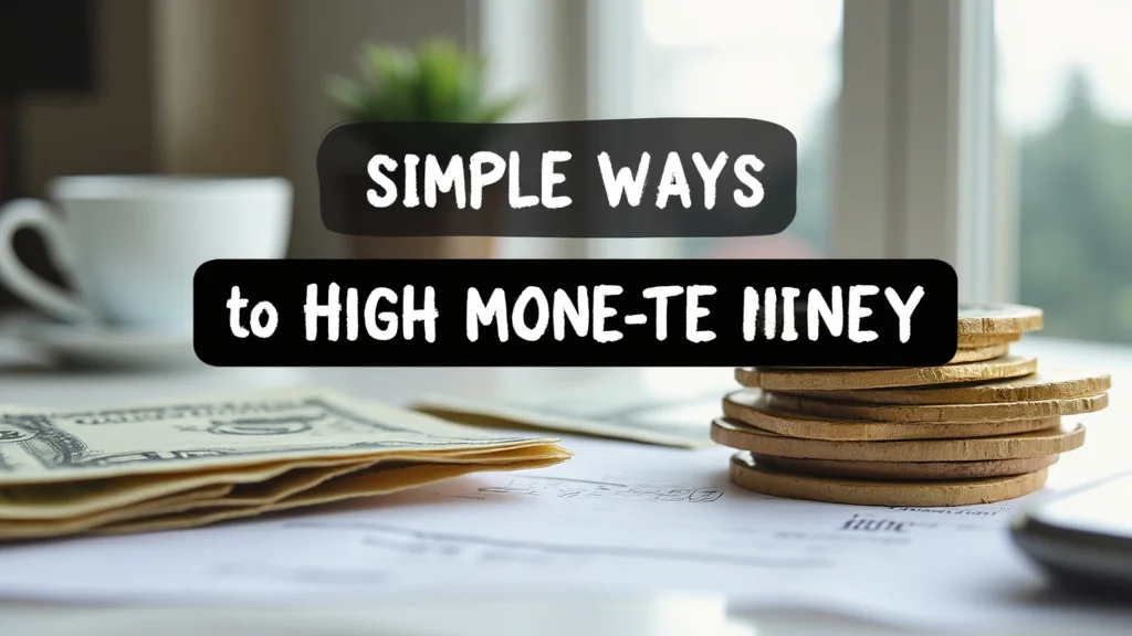 Simple Ways to Make Money Today